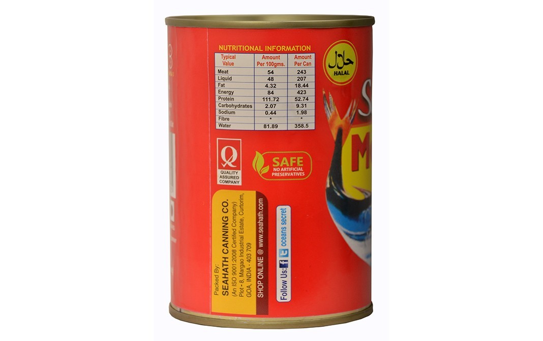 Sea Crown Mackerel In Brine & Oil    Tin  425 grams